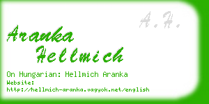 aranka hellmich business card